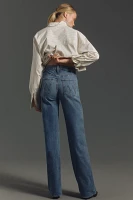 MOTHER The Dodger Skimp Straight-Leg Cuff Jeans