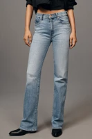 Mother The Kick It Mid-Rise Straight-Leg Jeans