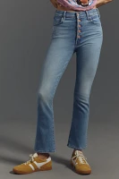 MOTHER The Pixie Hustler High-Rise Ankle Fray Jeans