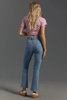 MOTHER The Pixie Hustler High-Rise Ankle Fray Jeans