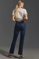 MOTHER The Insider Ankle High-Rise Crop Flare Jeans