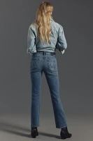 MOTHER The Insider Flood High-Rise Crop Flare Jeans