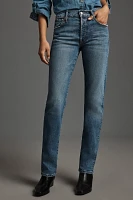 MOTHER The Hiker Skimp Mid-Rise Straight-Leg Jeans