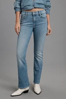 MOTHER The Outsider Sneak Mid-Rise Straight-Leg Jeans