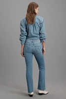 MOTHER The Outsider Sneak Mid-Rise Straight-Leg Jeans