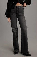 MOTHER The Patch Pocket Twister Wide-Leg Jeans