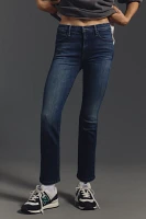 MOTHER The Dazzler Ankle Mid-Rise Straight-Leg Jeans