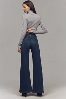 MOTHER The Tomcat Roller Sneak High-Rise Wide-Leg Jeans