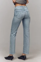 MOTHER The Hiker Hover Mid-Rise Straight-Leg Jeans