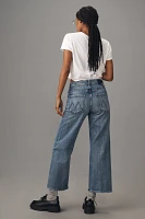 MOTHER The Maven Ankle Mid-Rise Wide-Leg Jeans