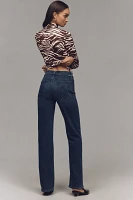 MOTHER The Kick It High-Rise Straight-Leg Jeans