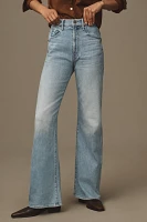 MOTHER The Lasso Sneak High-Rise Wide-Leg Jeans