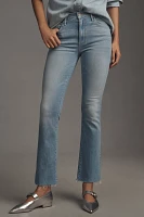 MOTHER The Insider Frayed Ankle Jeans