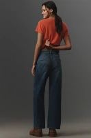 MOTHER The Full Pipe Flood High-Rise Barrel Jeans