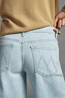 MOTHER The Swisher Sneak High-Rise Wide-Leg Jeans