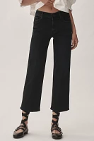 MOTHER The Lil' Rambler Mid-Rise Zip Ankle Jeans