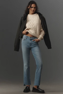 MOTHER The Insider Crop Step Fray Jeans