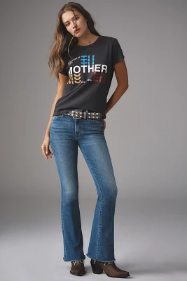 MOTHER The Weekender Mid-Rise Flare Jeans