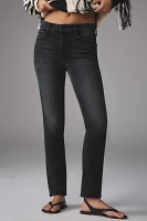 MOTHER The Dazzler Flood Mid-Rise Straight-Leg Jeans