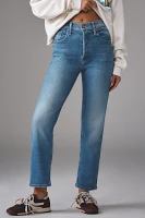 MOTHER The Tomcat Ankle High-Rise Straight-Leg Jeans