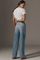 MOTHER The Dodger Hover High-Rise Cuffed Jeans