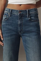 MOTHER The Maven Sneak Mid-Rise Wide-Leg Jeans