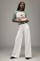 MOTHER The Undercover Sneak Patch Pocket High-Rise Wide-Leg Jeans