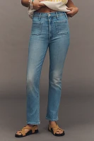 MOTHER The Hustler High-Rise Ankle Jeans
