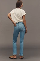 MOTHER The Hustler High-Rise Ankle Jeans
