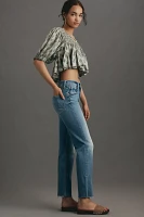 MOTHER The Tomcat Flood High-Rise Straight-Leg Jeans