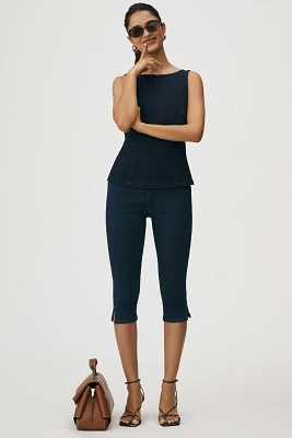 MOTHER The Nothing Bunny High-Rise Pedal Pusher Jeans