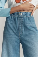 MOTHER The Kitchen Drawer Skimp Pull-On High-Rise Wide-Leg Jeans