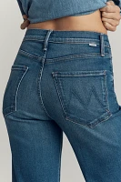 Mother The Rambler Zip Flood High-Rise Wide-Leg Jeans