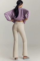 MOTHER The Patch Pocket Weekender High-Rise Flare Jeans