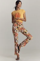 MOTHER The Smokin' Double Flood Mid-Rise Ankle Jeans
