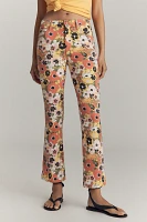 MOTHER The Smokin' Double Flood Mid-Rise Ankle Jeans