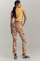 MOTHER The Smokin' Double Flood Mid-Rise Ankle Jeans