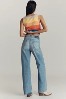 MOTHER The Lasso Sneak High-Rise Wide-Leg Jeans