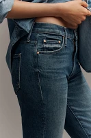 MOTHER The Insider Mid-Rise Bootcut Ankle Jeans