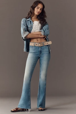 MOTHER The Weekender Mid-Rise Fray Jeans