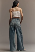 MOTHER The Pipe Dream Sneak High-Rise Fray Jeans