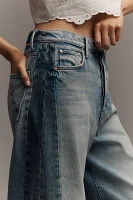 MOTHER The Pipe Dream Sneak High-Rise Fray Jeans