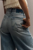 MOTHER The Fangirl Button-Front High-Rise Barrel Jeans