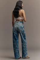 MOTHER The Lasso Sneak High-Rise Wide-Leg Jeans