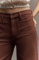 MOTHER The Patch Pocket Undercover Sneak High-Rise Wide-Leg Jeans