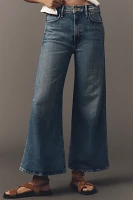 MOTHER The Hustler Roller Ankle High-Rise Wide-Leg Jeans