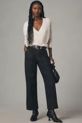 The Wanderer Coated Relaxed Jeans by Pilcro