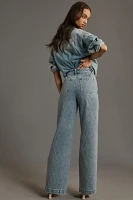 Avec Les Filles High-Rise Wide-Leg Jeans