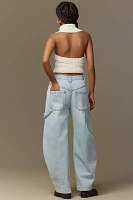 Avec Les Filles High-Rise Barrel Jeans