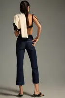 The Nyhavn Mid-Rise Cropped Flare-Leg Jeans
